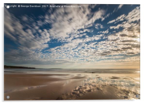 Cloudy Sands Acrylic by George Davidson