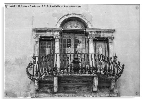 Balcony Acrylic by George Davidson