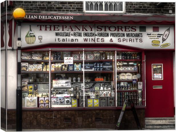 The Panky Stores Canvas Print by Jonathan Pankhurst