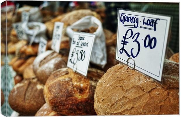 The price of bread Canvas Print by Jonathan Pankhurst