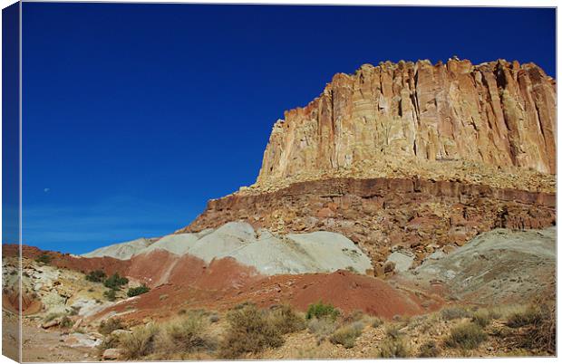 Colours of Capitol Reef, Utah Canvas Print by Claudio Del Luongo
