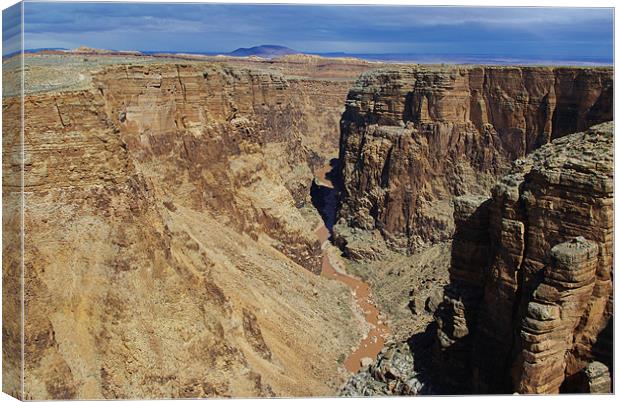 Little Colorado River Gorge, Arizona Canvas Print by Claudio Del Luongo