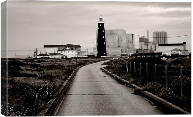 Power station in Dungeness Canvas Print by Sophie Martin-Castex