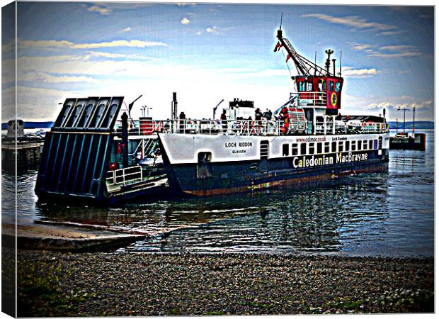 McBrayne Ferry Canvas Print by Chris Archer