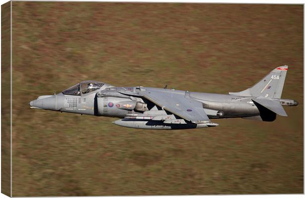 Harrier GR9A Low Level Canvas Print by Philip Berry