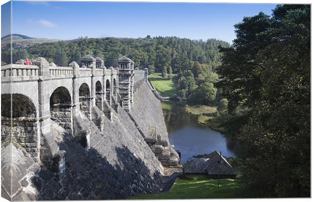 Vyrnwy Reservoir Dam, Wales Canvas Print by Philip Berry