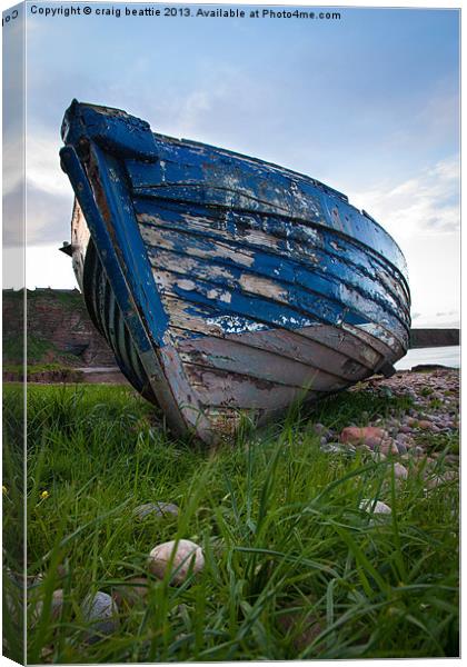 Old Fishing Boat Canvas Print by craig beattie