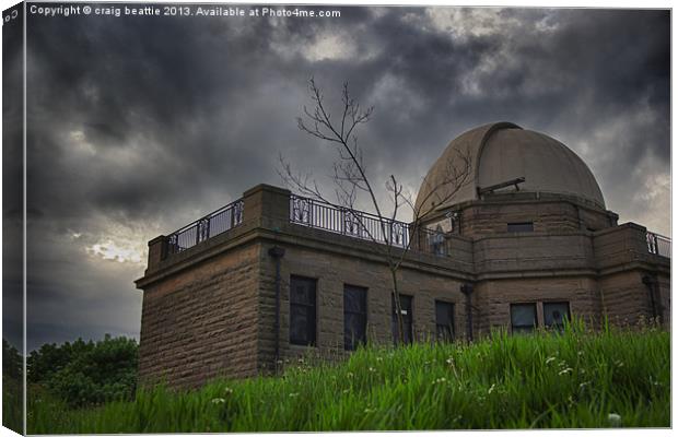 Dundee Observatory Canvas Print by craig beattie