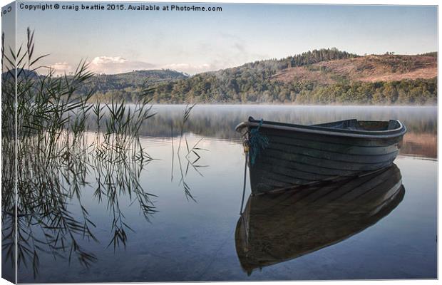  Time for a row Canvas Print by craig beattie