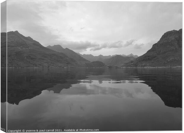 Approaching Loch Coruisk Canvas Print by yvonne & paul carroll