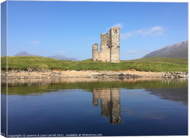 Majestic Ruins of Ardvreck Castle Canvas Print by yvonne & paul carroll