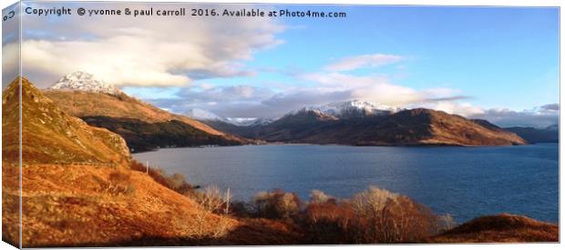 Inverie village, Knoydart Peninsula Canvas Print by yvonne & paul carroll