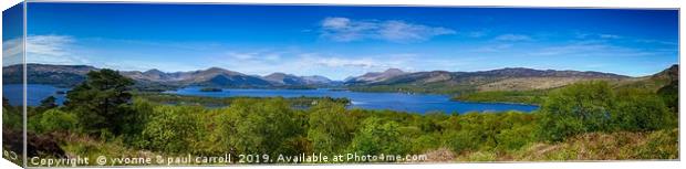 Loch Lomond from Inchcailloch, just off Balmaha Canvas Print by yvonne & paul carroll