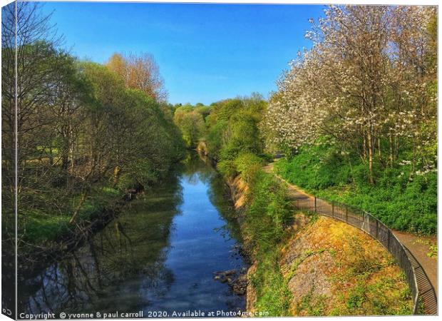 Kelvin Walkway Canvas Print by yvonne & paul carroll