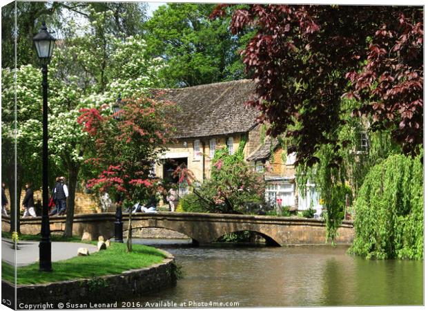 English Village Canvas Print by Susan Leonard