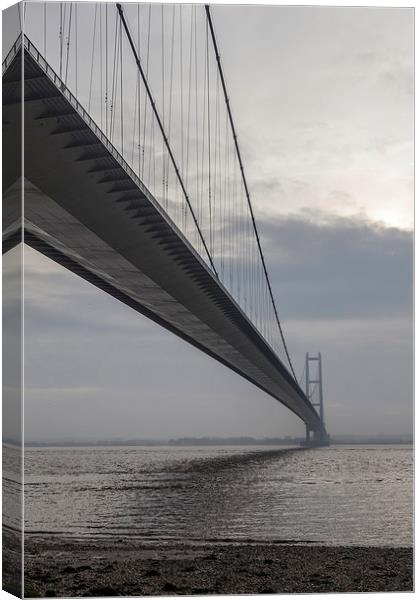 The Humber Bridge Canvas Print by David Pacey