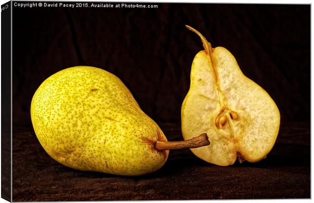  Nice Pear Canvas Print by David Pacey