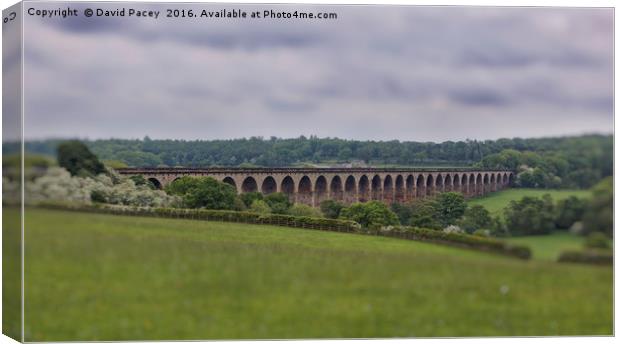 Crimple Viaduct Canvas Print by David Pacey