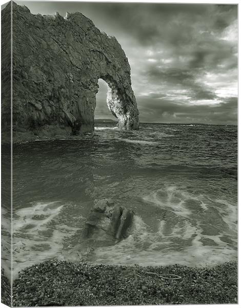 Durdle Dor - Dorset Canvas Print by kelvin ryan