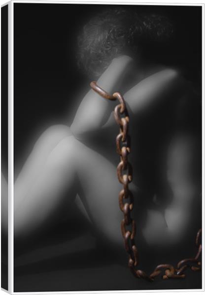 Love in Chains Canvas Print by kelvin ryan