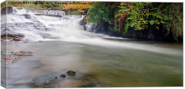 River in Autumn Canvas Print by Phil Robinson