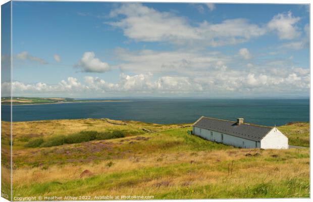 View from Mull of Galloway Canvas Print by Heather Athey