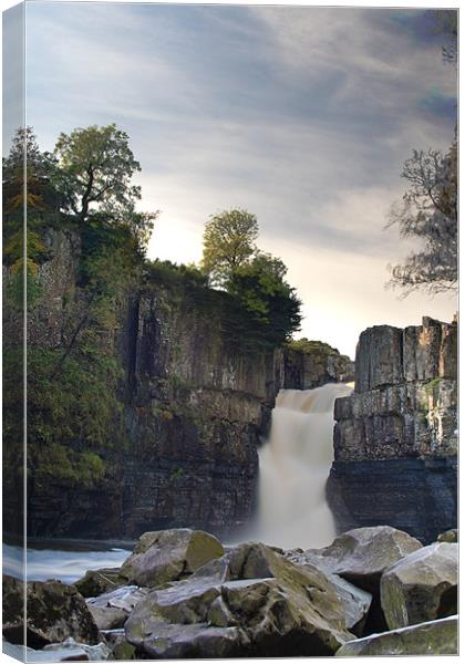 High Force, Teesdale Canvas Print by Heather Athey