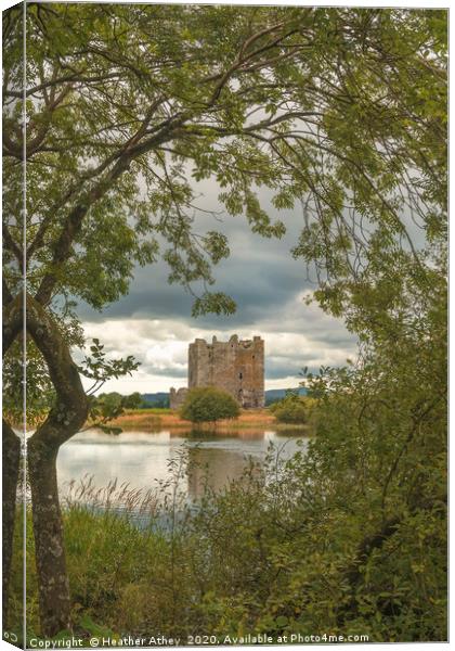 Threave Castle, Scotland Canvas Print by Heather Athey