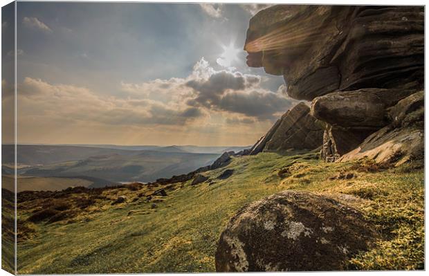 View Across Derwent Valley Canvas Print by Phil Tinkler