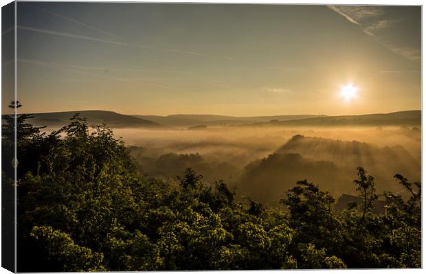 Sett Valley Sunrise Canvas Print by Phil Tinkler