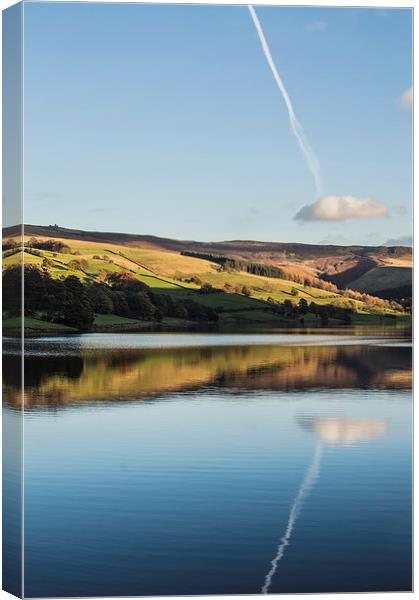 Lady Bower Reservoir Reflection Canvas Print by Phil Tinkler
