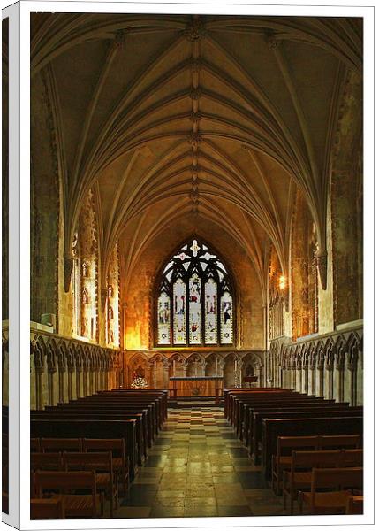  St Albans Cathedral Canvas Print by Graeme B