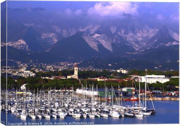 Marina at Carrera Canvas Print by Graeme B