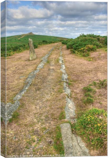 Railway Tracks made of Granite Canvas Print by Dave Bell