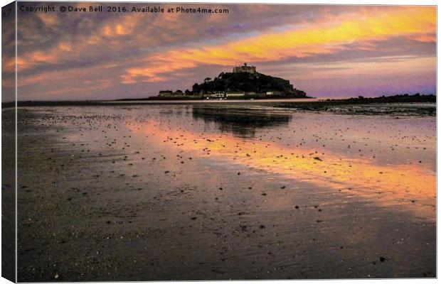 St Michaels Mount  Canvas Print by Dave Bell