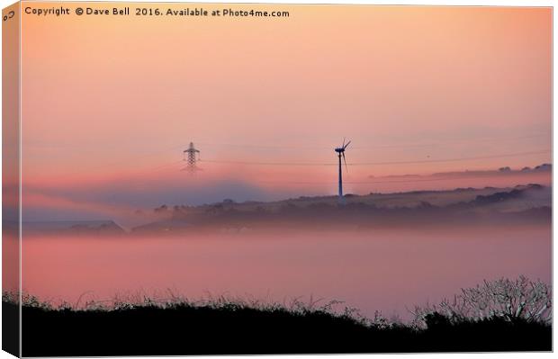 The Power Of Mist Canvas Print by Dave Bell