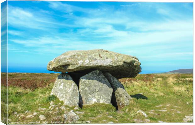 Quoit in Cornwall Canvas Print by Dave Bell