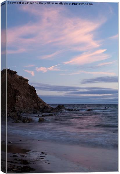  Inch Beach at Dusk Canvas Print by Catherine Kiely