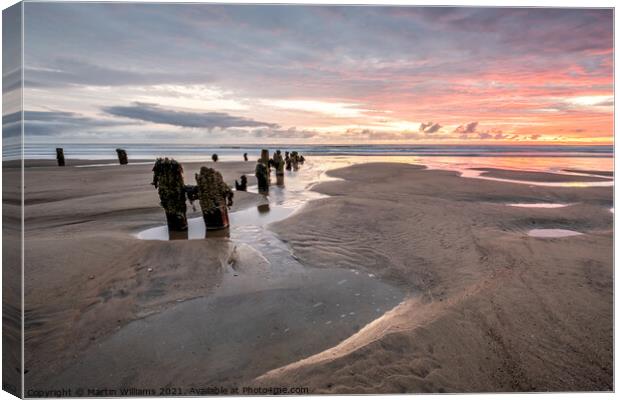Sandsend - A new day Canvas Print by Martin Williams