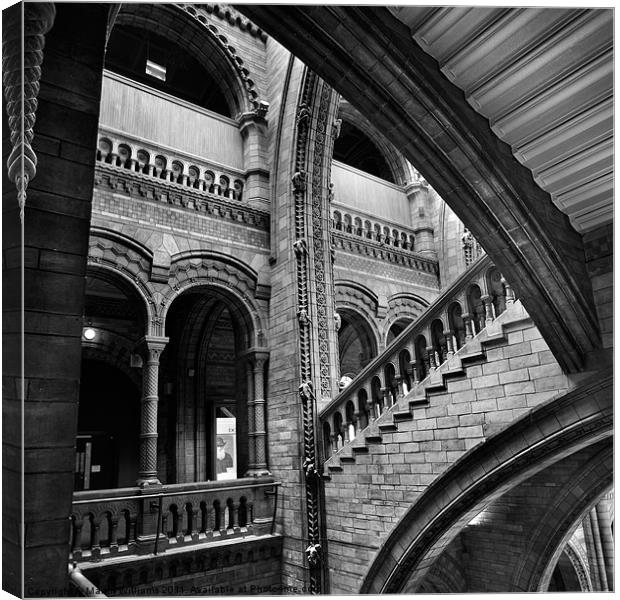 London, Stairs and Arches Canvas Print by Martin Williams