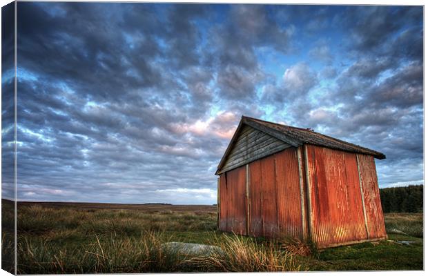 Old Hay Barn Canvas Print by Martin Williams