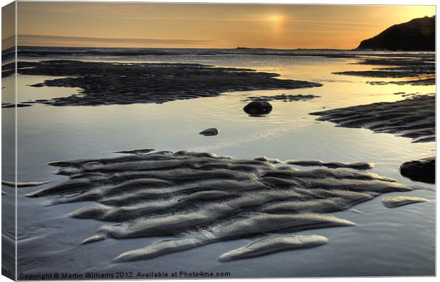 Cayton Bay Islands Canvas Print by Martin Williams