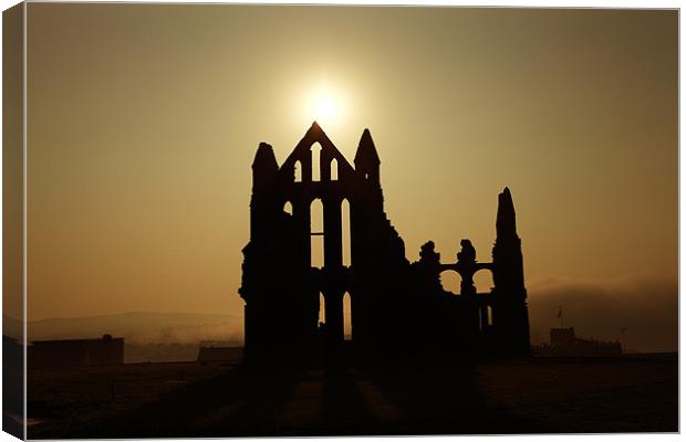 Whitby Abbey Canvas Print by Martin Williams