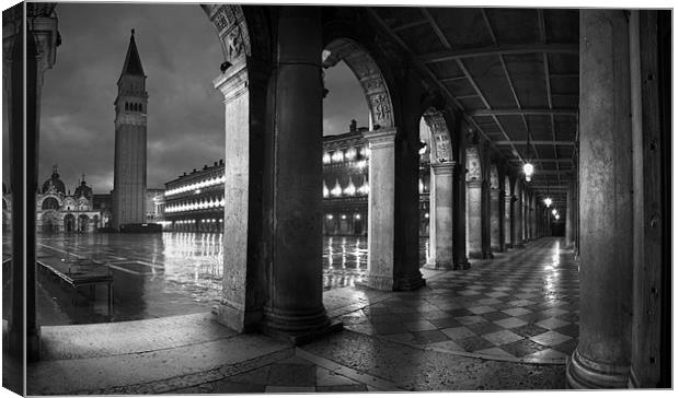 The Arches, St Marks Square, Venice Canvas Print by Martin Williams