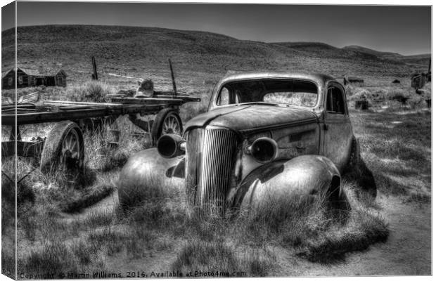 Bodie Ghost Town Canvas Print by Martin Williams