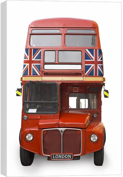 London Bus Canvas Print by Martin Williams