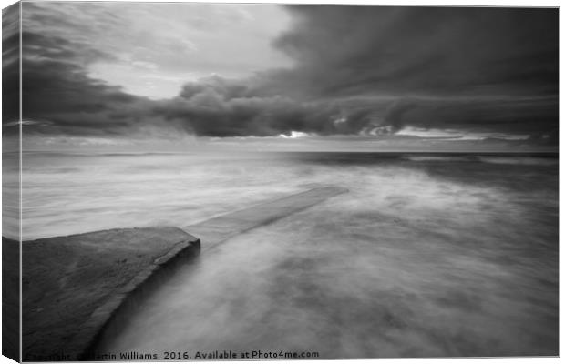 Walk into the Storm Canvas Print by Martin Williams