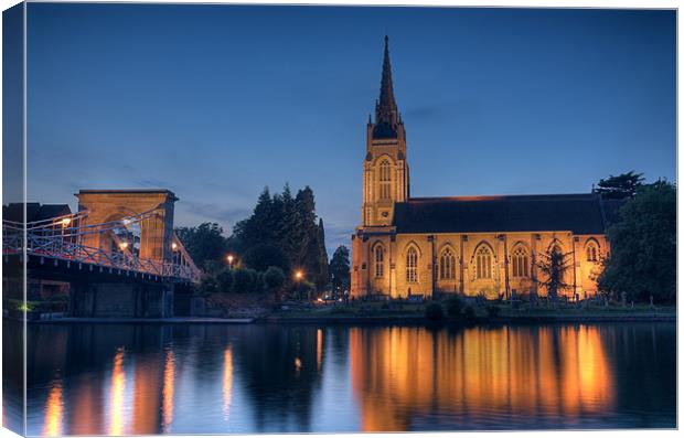 All Saints, Marlow Canvas Print by Martin Williams