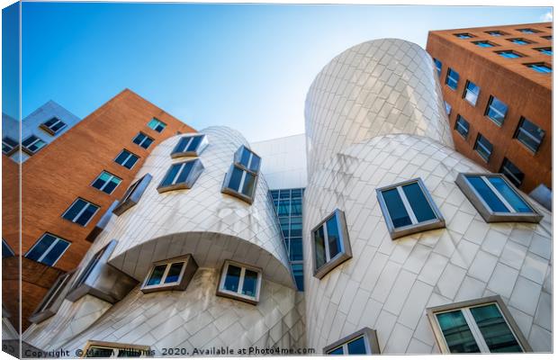 The Ray and Maria Strata Center, MIT Canvas Print by Martin Williams