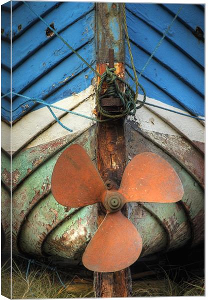 Old Boat Canvas Print by Martin Williams